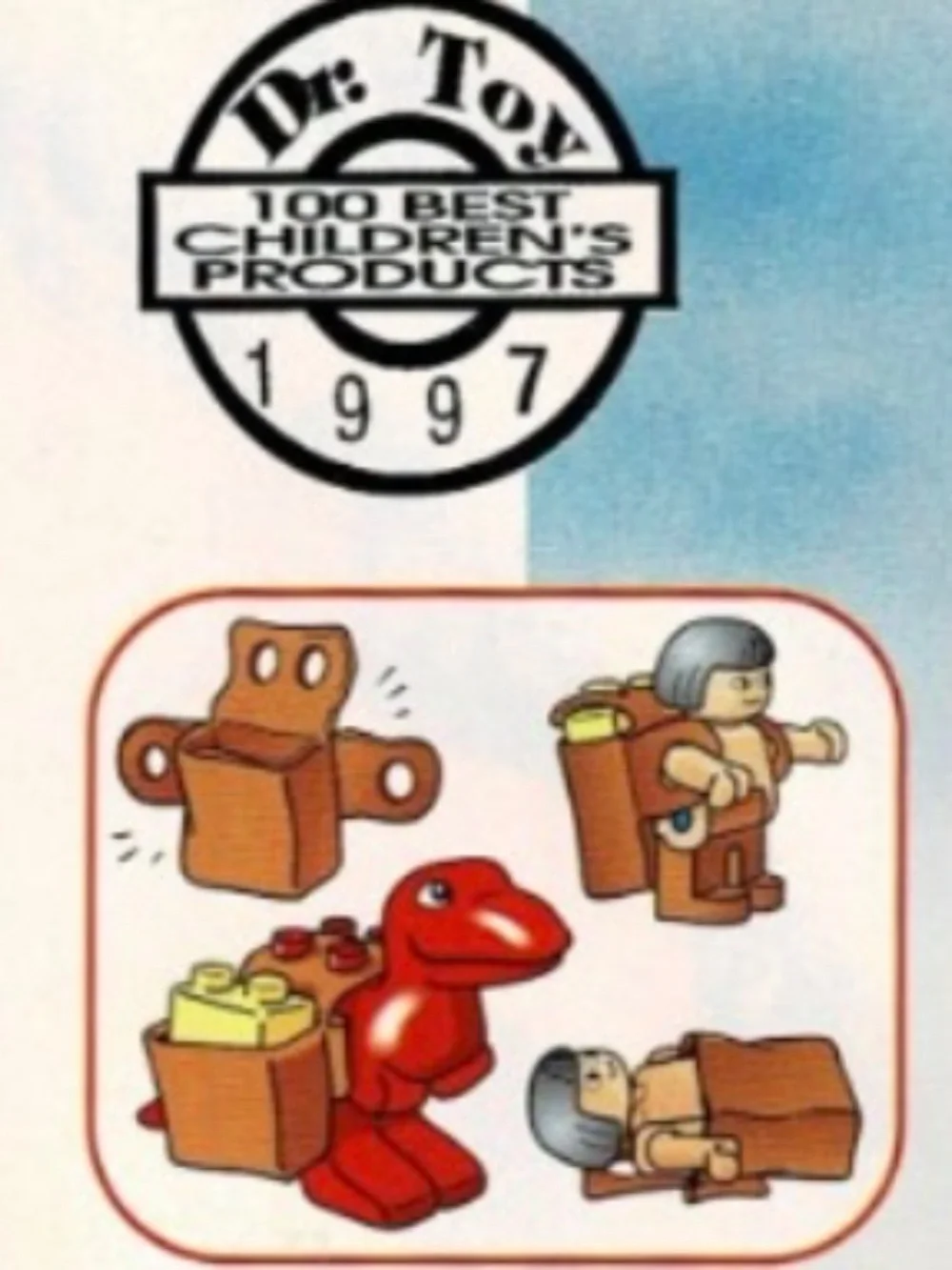 Rare Lego DUPLO #2605 Dinosaur Park complete set Vintage 1997